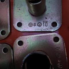 【中古】単管パイプ、直交クランプ、固定ベースの画像