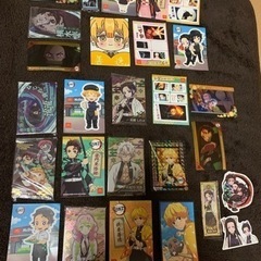 鬼滅の刃　ビックリマン　ウエハース　レンチキュラーカード　シール　炭治郎　禰󠄀豆子　善逸　伊之助　煉獄　胡蝶しのぶ　蜜璃　宇髄　無一郎　冨岡義勇　マクドの画像