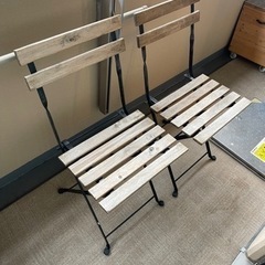 IKEA イケア TARNO テルノー 折りたたみ式チェア2脚 の画像