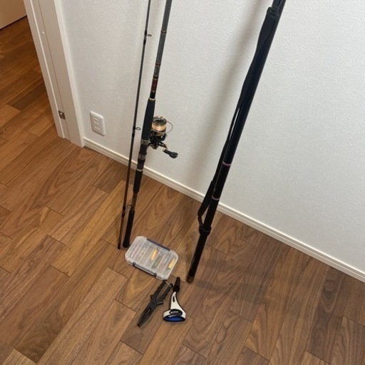 本日まで値下げ！【6点セット】ダイワ レガリス5000 ジグキャスター97mh たも網540 など【釣具】