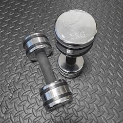 ダンベル　5キロ　2つセット　値下げしましたの画像