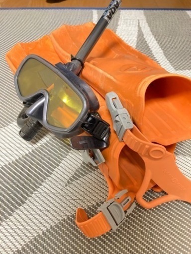 値下げしました【これでシュノーケルグッズ完璧✨】GULL(ガル)フィン+マスク付