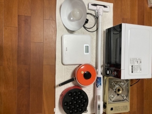 生活家電などまとめていかがですか。