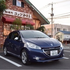 プジョー208 5速MT カラドブルー　超美車　不具合無し