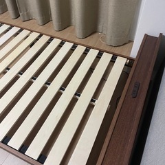 シンプルすのこベッドの画像