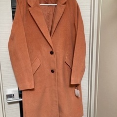 新品！チェスターコート コーラルの画像