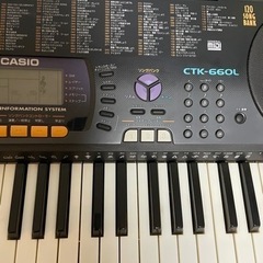 【受け付け終了】電子ピアノ　カシオ CTK-660L 【お手渡しのみ】の画像