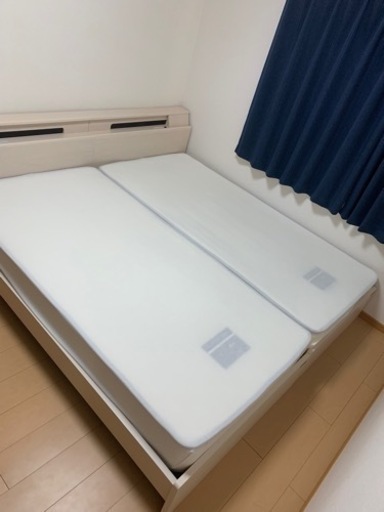 (引渡し決定)シングルベッド2台※マットレス付
