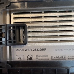 wi-fiルーター　BUFFALO WSR-2533DHP-CG、中継機WEX-733DHPの画像