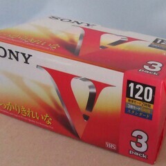 新品未開封VHSビデオテープ　6本500円