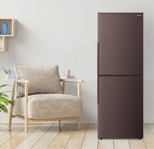 SHARP プラズマクラスター冷凍冷蔵庫 SJ-PD27A ブラウン