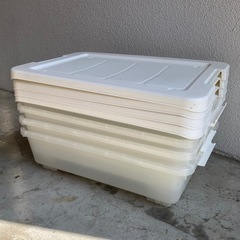 ベッド下収納×4　ニトリ　衣装ケースの画像