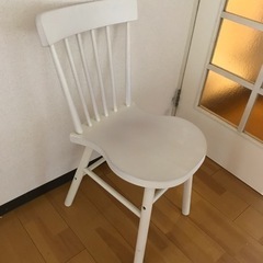 無料！　IKEA ダイニングチェア　ノッラリード　ホワイト