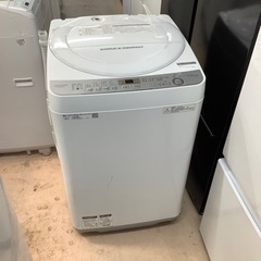 安心の6ヶ月保証付!! 【シャープ　18年製】 全自動洗濯機 【...