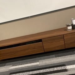 LOWYA テレビ台 木目ウォルナット