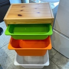 IKEA イケア TROFAST トロファスト 収納 中古家具 ケース付の画像