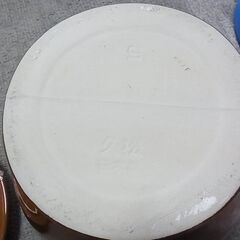閉店セール中につき、通常特価4,378円より半額引きの2,189円!　丸かめ　瓶　カメ　フタ付き　久松窯　５号　保存容器　梅干し　味噌　漬物　陶器の画像