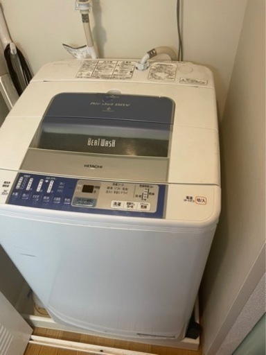 洗濯機　HITACHI BW-8LV 8kg