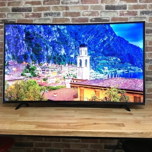 即日受渡❣️省エネ55型サウンドBASSテレビ BUFFALO製HDD1TB付。W録画33000円
