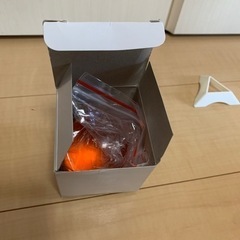 クリスタルボール　75ミリ　オレンジ
