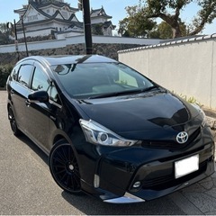 シンプルカスタム車プリウスα後期❣️モデリスタエアロ❗️ロクサー...