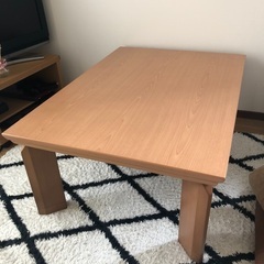 【値下げしました】ニトリ　長方形こたつ