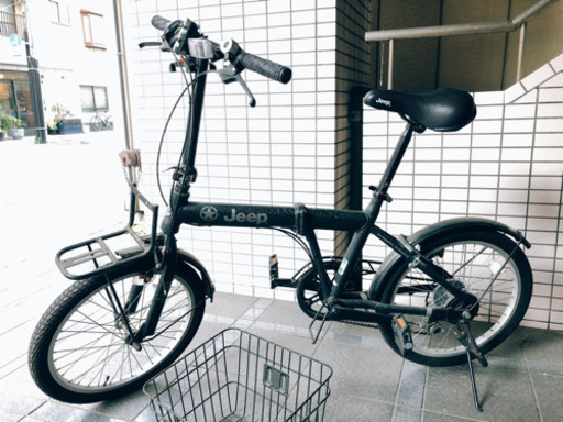 Jeep JE-206G 折りたたみ自転車 BLACK