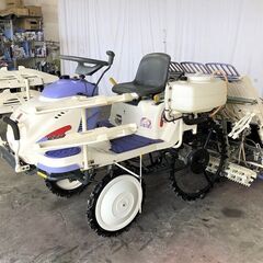【引き取り限定】美品！ 清掃・整備済み 三菱 田植機 LV4 ペースト施肥機付き スマイルターン 無段変速【農機具でっく】【三重】【田植機】の画像