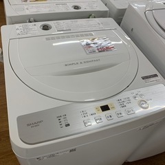 SHARP 全自動洗濯機　2019年製　5.5kg　【店頭取引限定】【中古品】早い者勝ち！🚛足立区近郊配送可能！