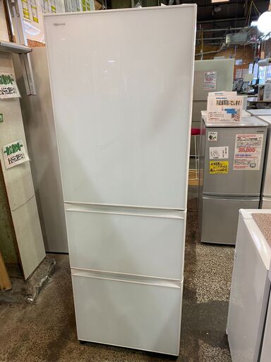 【愛品館市原店】日立 2017年製 363L 3ドア冷蔵庫 GR-H38SXV（ZW） 【愛市IR】