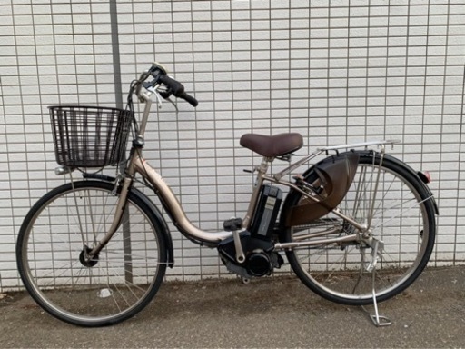 YAMAHA PAS natura スプラッシュゴールド、　8.9AH新品バッテリー付き　新基準　電動アシスト自転車