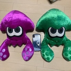 ぬいぐるみ:スプラトゥーンイカ２点【最終値下げ】