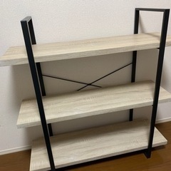 LOWYA ロウヤ　ラック　オープンシェルフ　収納ディスプレイ　ナチュラルカラーの画像