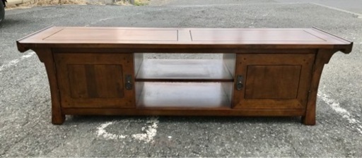 ◆良品！アジアン家具◆テレビボード テレビ台 ローボード バリ ヴィンテージ/アンティーク調 収納 リビング TV台