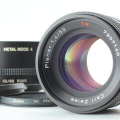 [良品] Contax カールツァイス 50mm F1.4 MMJ フード付き