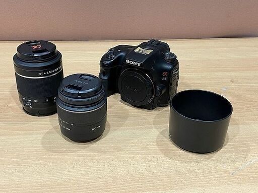 【苫小牧バナナ】ソニー/SONY デジタル一眼カメラ α SLT-A65VY ダブルズームレンズキット 高速AF＆約10コマ/秒の高速連写
