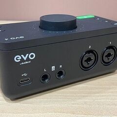 【苫小牧バナナ】Audient 2in/2out USB オーディオ・インターフェース evo 4 高性能マイクプリ搭載/ループバック機能 動作OKの画像