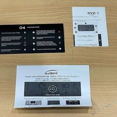 【苫小牧バナナ】Audient 2in/2out USB オーディオ・インターフェース evo 4 高性能マイクプリ搭載/ループバック機能 動作OKの画像