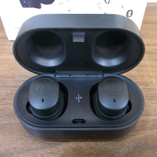 audio-technica オーディオテクニカ ATH-SPORT7TW ワイヤレスイヤホン USED美品 ブラック 防水 IPX5 Bluetooth【モノ市場 東海店】139