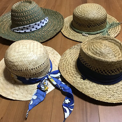 ファミリーで麦わら帽子😊😊😊😊の画像