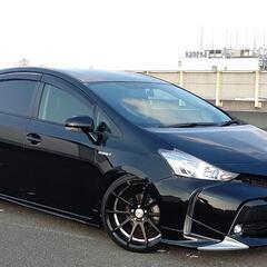 快適カスタム仕様★希少７人乗り後期★低走行74300km車検6年3月★プリウスαの画像