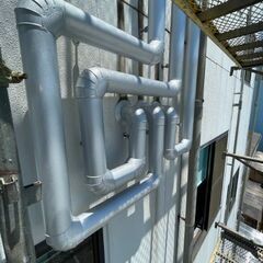 空調設備　配管工の画像