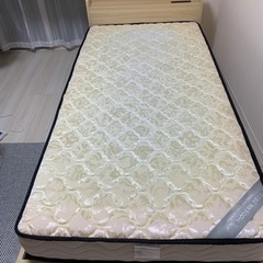収納付きシングルベッド&マットレス