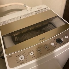 【売買】ハイアール洗濯機5.5キロ！5000円