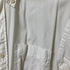 難あり　メンズ　白シャツの画像