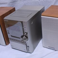 値下げ　ケンウッド　CDMDコンポ　CD×の画像