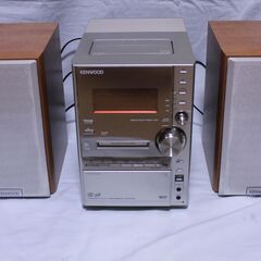 値下げ　ケンウッド　CDMDコンポ　CD×
