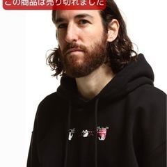OFF-WHITE (オフホワイト) 裏起毛 プリント プルオーバー パーカー の画像