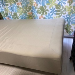 IKEA シングルベッドSNARUM 脚付きマットレス, かため/ベージュ90x200 cmの画像