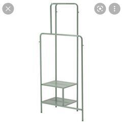 IKEA 洋服ラック NIKKEBYグリーンの画像